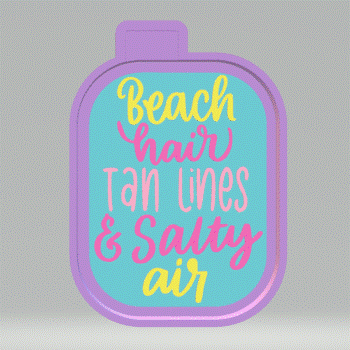Beach Hair Silicone Mold Housing STL File - The Crafts and Glitter Shop
