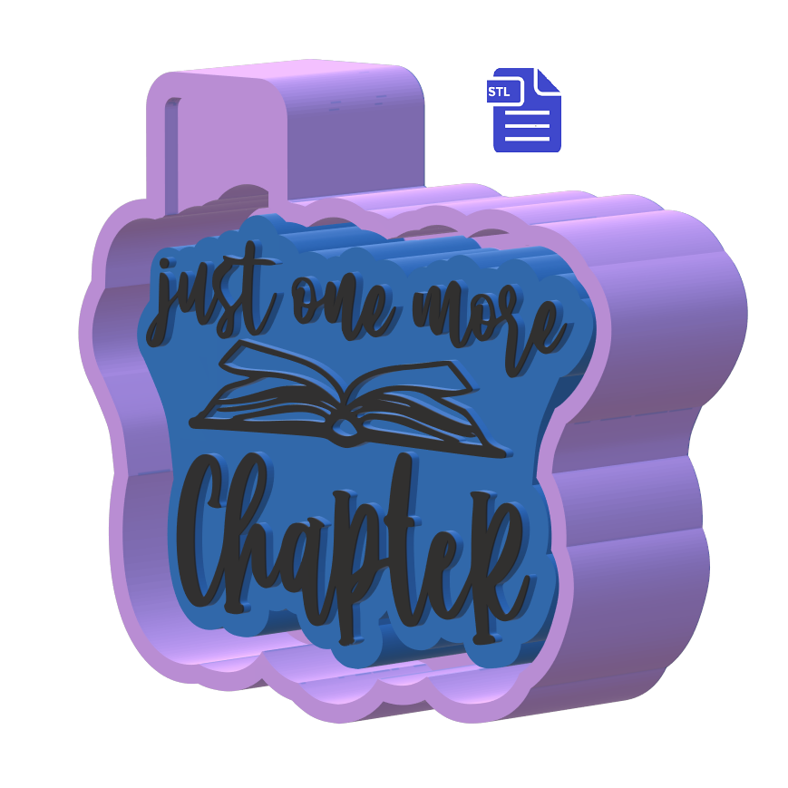 One More Chapter Silicone Mold Housing STL File - The Crafts and Glitter Shop