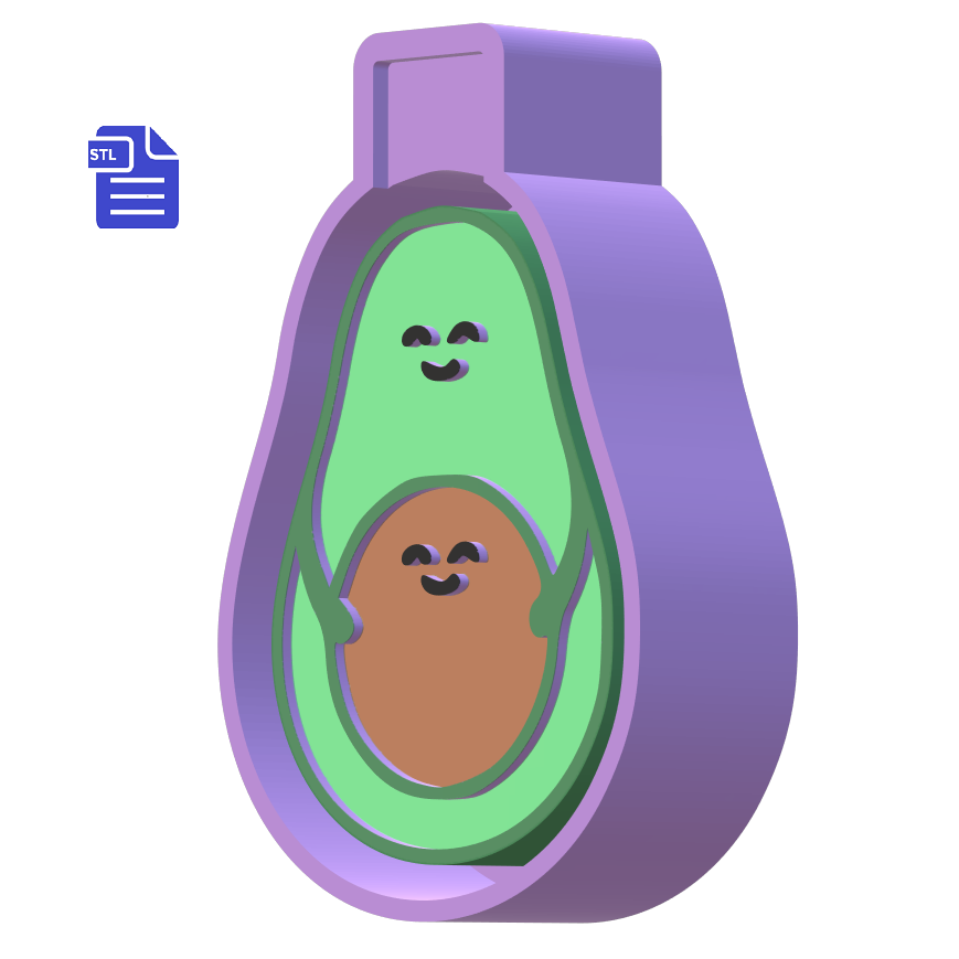 Mamacado Silicone Mold Housing STL File - The Crafts and Glitter Shop