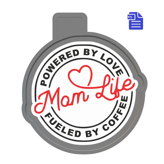 Mom Life Silicone Mold Housing STL File - The Crafts and Glitter Shop