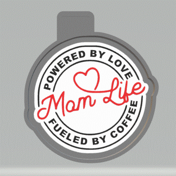 Mom Life Silicone Mold Housing STL File - The Crafts and Glitter Shop