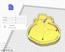 Load image into Gallery viewer, Leopard Pumpkin Silicone Mold Housing STL File