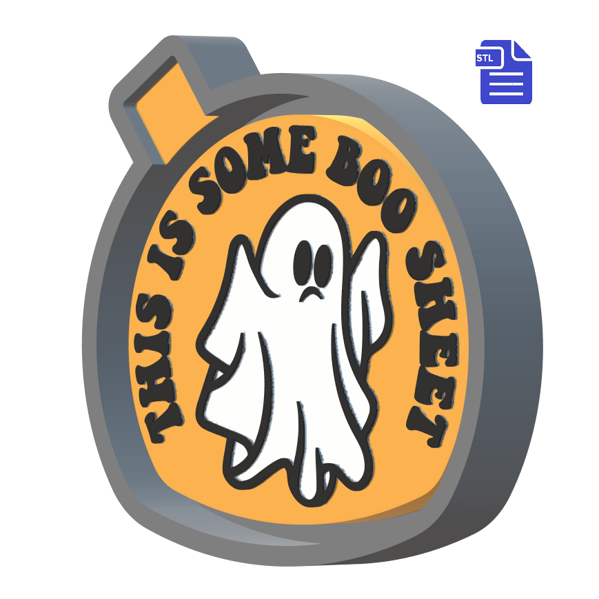 Boo Sheet Silicone Mold Housing STL File - The Crafts and Glitter Shop