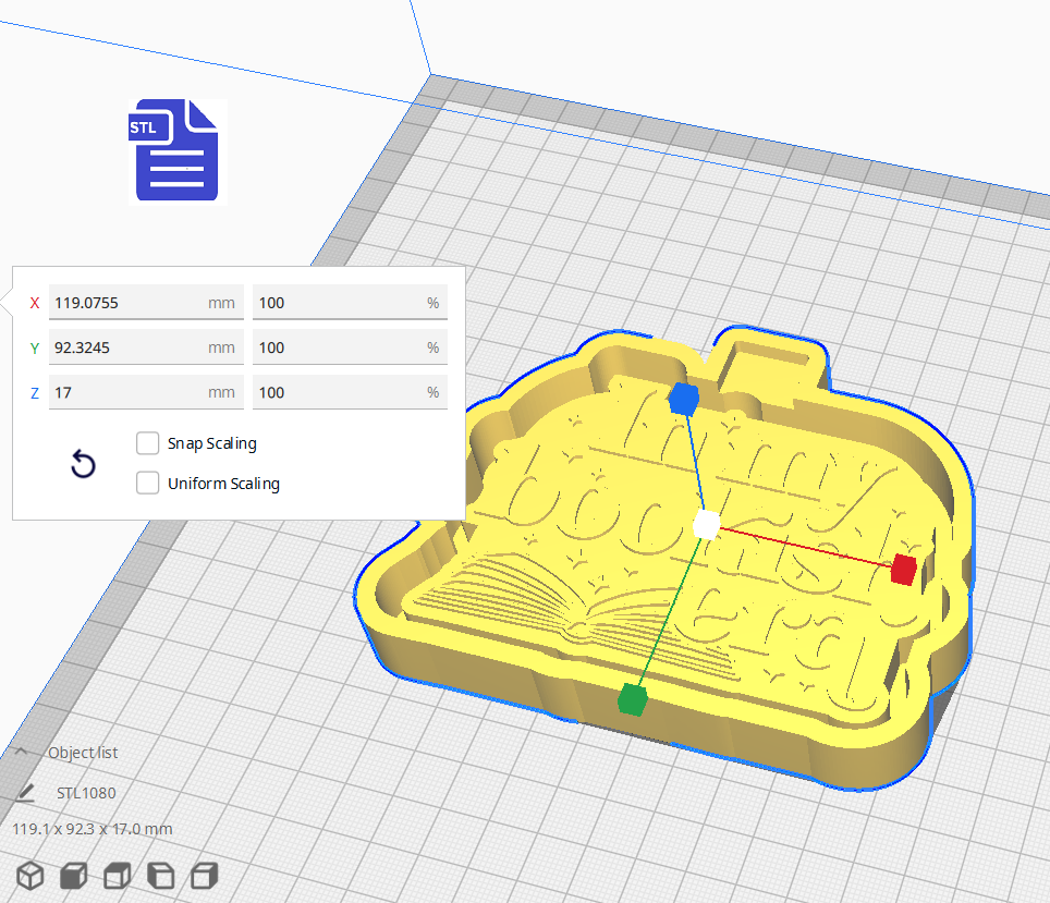 Bookish Era Silicone Mold Housing STL File - The Crafts and Glitter Shop