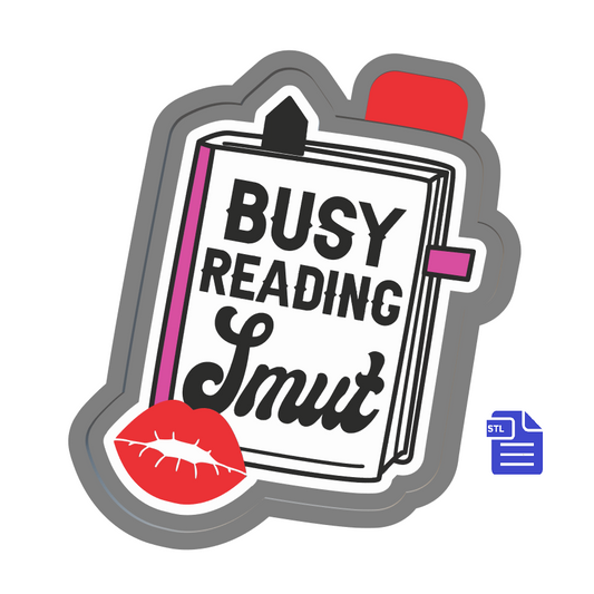 Busy Reading Smut Silicone Mold Housing STL File - The Crafts and Glitter Shop