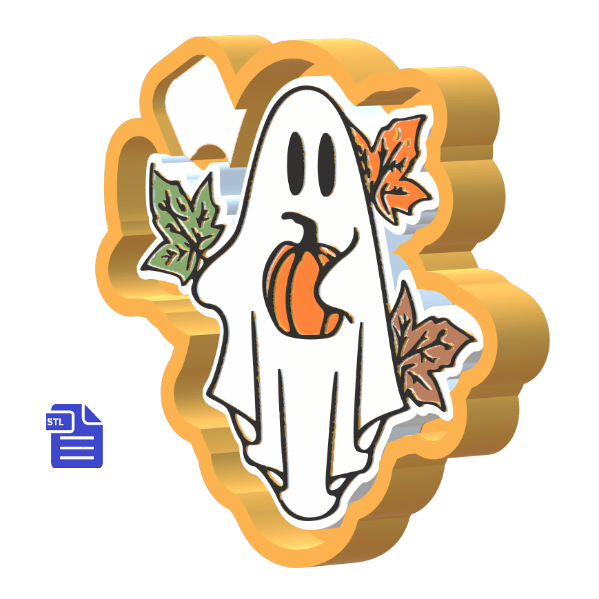 Fall Ghost Silicone Mold Housing STL File - The Crafts and Glitter Shop