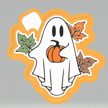 Fall Ghost Silicone Mold Housing STL File - The Crafts and Glitter Shop