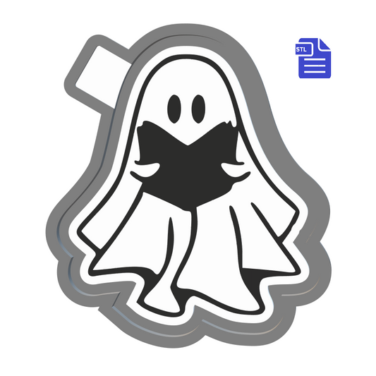 Reading Ghost Silicone Mold Housing STL File - The Crafts and Glitter Shop