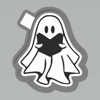 Reading Ghost Silicone Mold Housing STL File - The Crafts and Glitter Shop