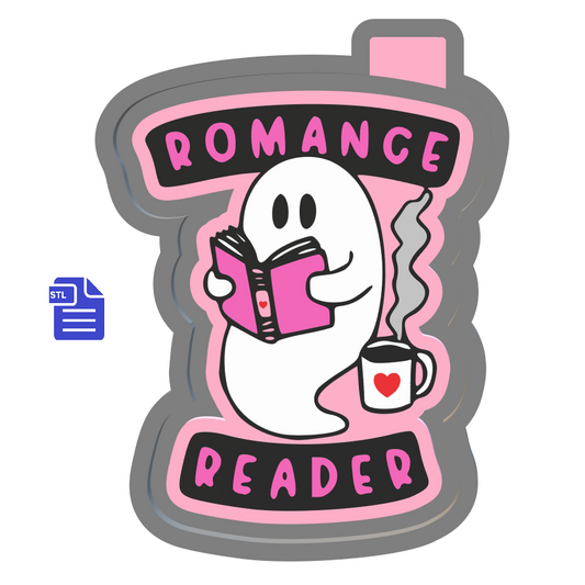 Romance Reader Ghost Silicone Mold Housing STL File - The Crafts and Glitter Shop