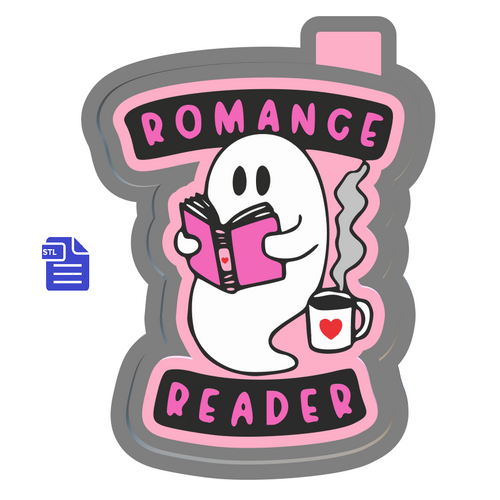 Romance Reader Ghost Silicone Mold Housing STL File