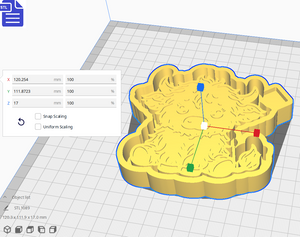 Baby Cow Silicone Mold Housing STL File