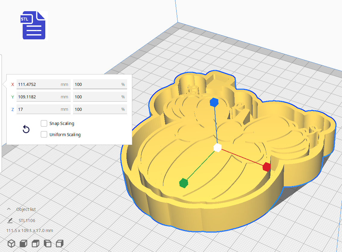 Mouse Pumpkin Silicone Mold Housing STL File - The Crafts and Glitter Shop