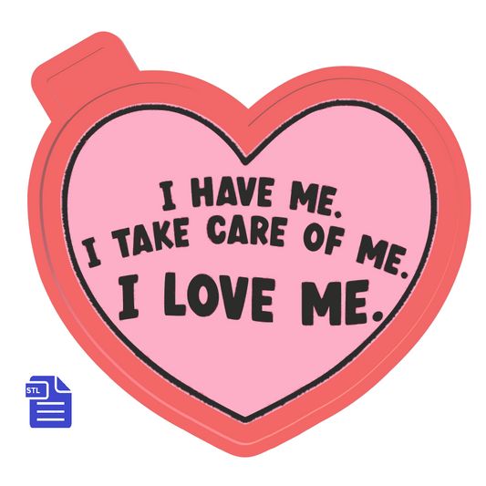 I Love Me Silicone Mold Housing STL File - The Crafts and Glitter Shop