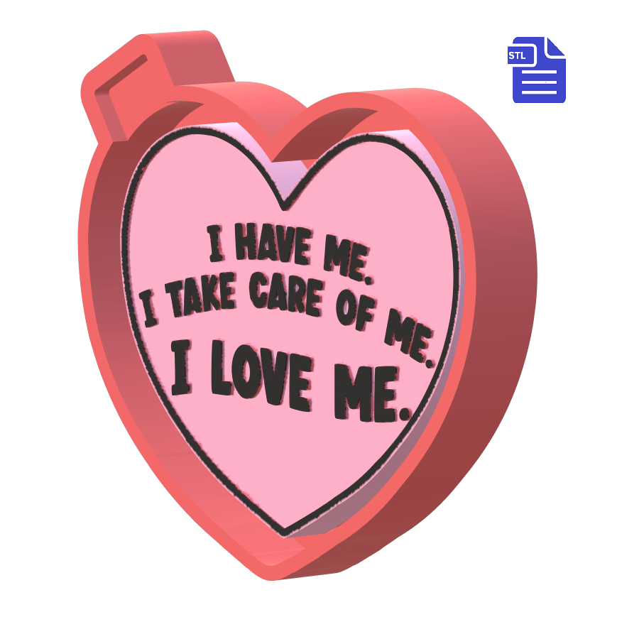 I Love Me Silicone Mold Housing STL File - The Crafts and Glitter Shop