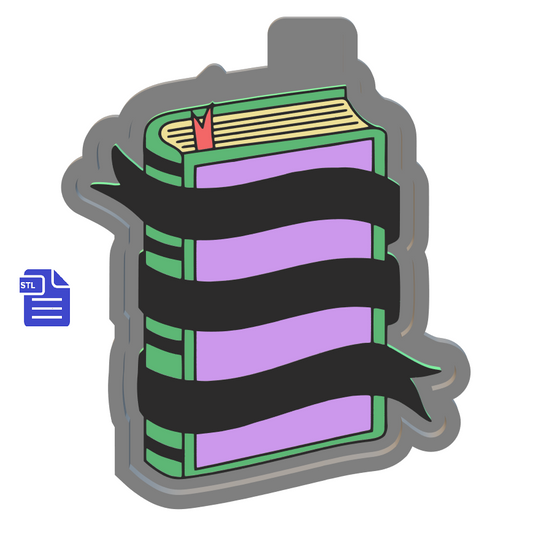 Book Silicone Mold Housing STL File - The Crafts and Glitter Shop