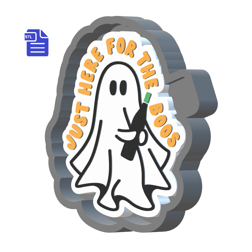 Here for the Boos Ghost Silicone Mold Housing STL File - The Crafts and Glitter Shop
