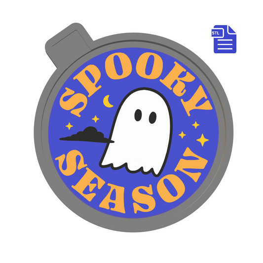 Spooky Season Ghost Silicone Mold Housing STL File - The Crafts and Glitter Shop