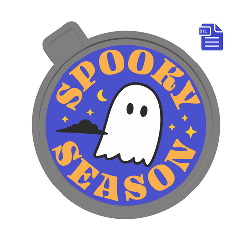 Spooky Season Ghost Silicone Mold Housing STL File