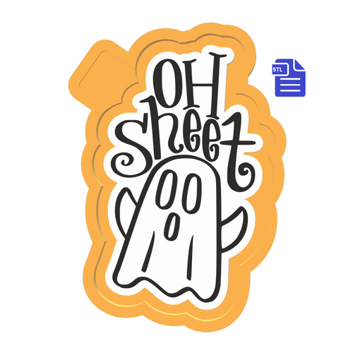 Oh Sheet Ghost Silicone Mold Housing STL File