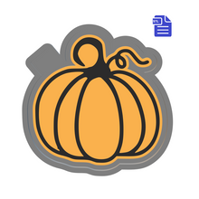 Load image into Gallery viewer, Pumpkin Silicone Mold Housing STL File