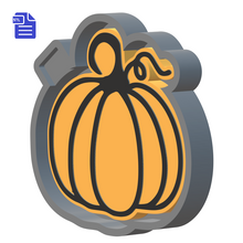 Load image into Gallery viewer, Pumpkin Silicone Mold Housing STL File