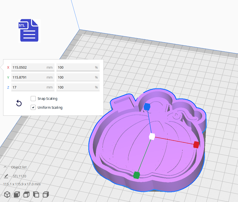 Pumpkin Silicone Mold Housing STL File - The Crafts and Glitter Shop