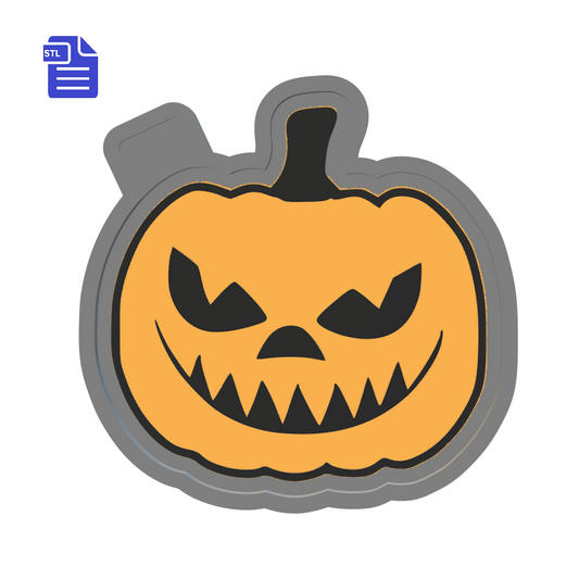 Jack-o'-lantern Silicone Mold Housing STL File - The Crafts and Glitter Shop