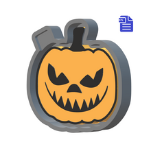 Load image into Gallery viewer, Jack-o&#39;-lantern Silicone Mold Housing STL File