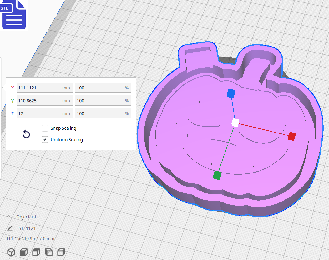 Jack-o'-lantern Silicone Mold Housing STL File - The Crafts and Glitter Shop