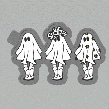 Cowgirl Ghost Silicone Mold Housing STL File - The Crafts and Glitter Shop