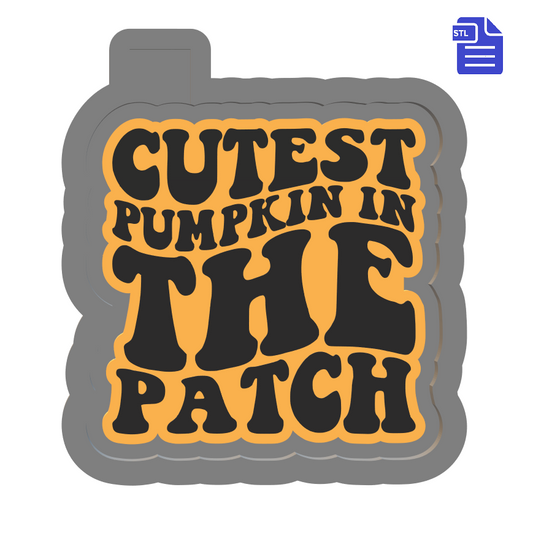 Cutest Pumpkin in the Patch Silicone Mold Housing STL File - The Crafts and Glitter Shop