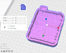 Load image into Gallery viewer, Fall Silicone Mold Housing STL File