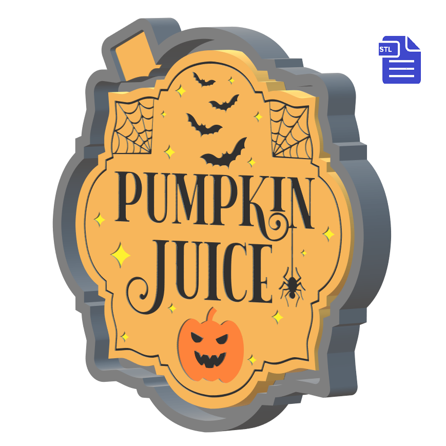 Pumpkin Juice Silicone Mold Housing STL File - The Crafts and Glitter Shop