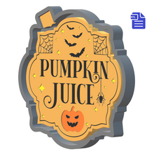 Load image into Gallery viewer, Pumpkin Juice Silicone Mold Housing STL File