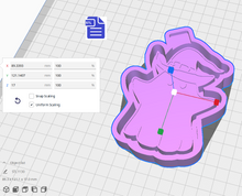 Load image into Gallery viewer, Wizard Ghost Silicone Mold Housing STL File