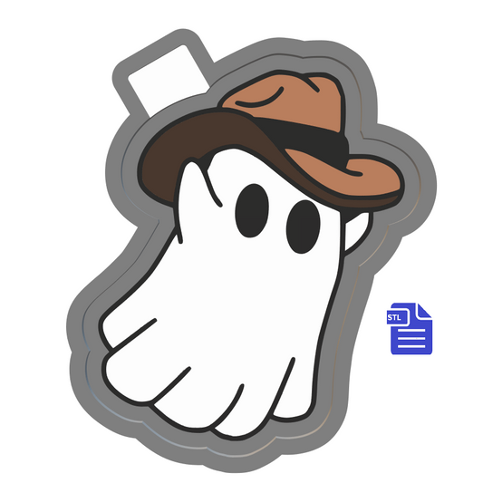 Detective Ghost Silicone Mold Housing STL File - The Crafts and Glitter Shop