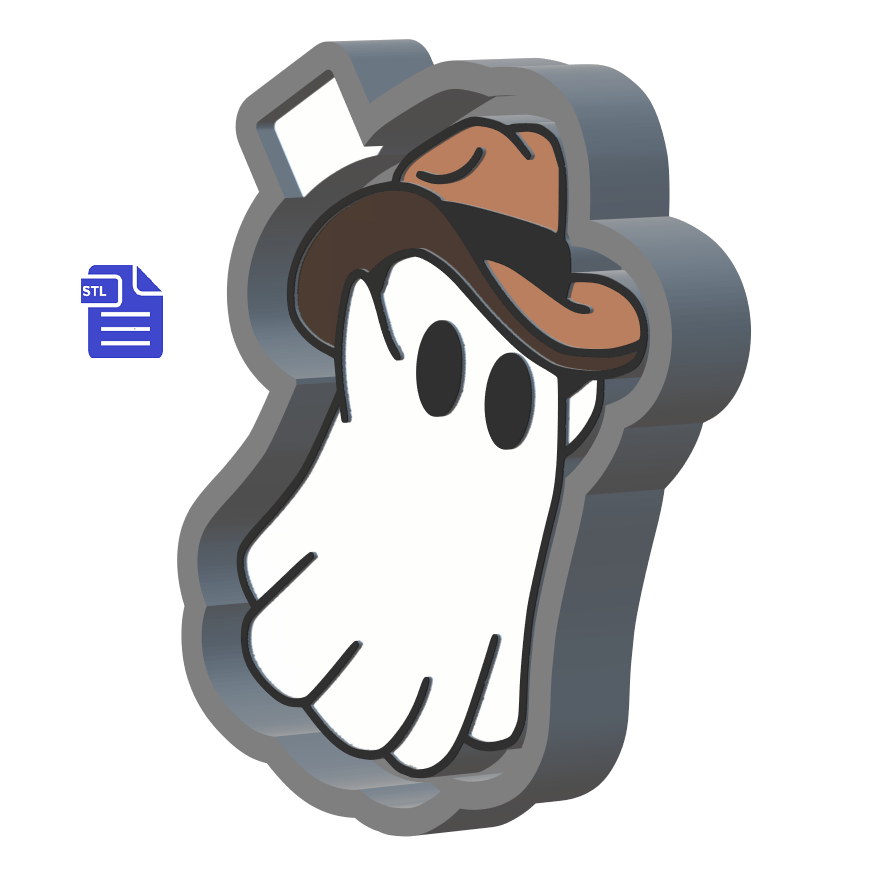 Detective Ghost Silicone Mold Housing STL File - The Crafts and Glitter Shop