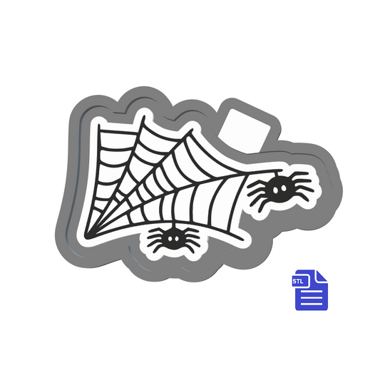 Cobweb & Spider Silicone Mold Housing STL File - The Crafts and Glitter Shop