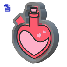 Load image into Gallery viewer, Love Potion Silicone Mold Housing STL File