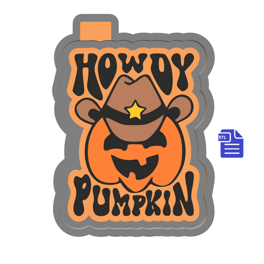 Howdy Pumpkin Silicone Mold Housing STL File - The Crafts and Glitter Shop