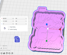 Load image into Gallery viewer, Howdy Pumpkin Silicone Mold Housing STL File