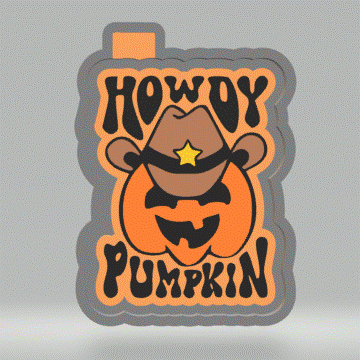 Howdy Pumpkin Silicone Mold Housing STL File - The Crafts and Glitter Shop