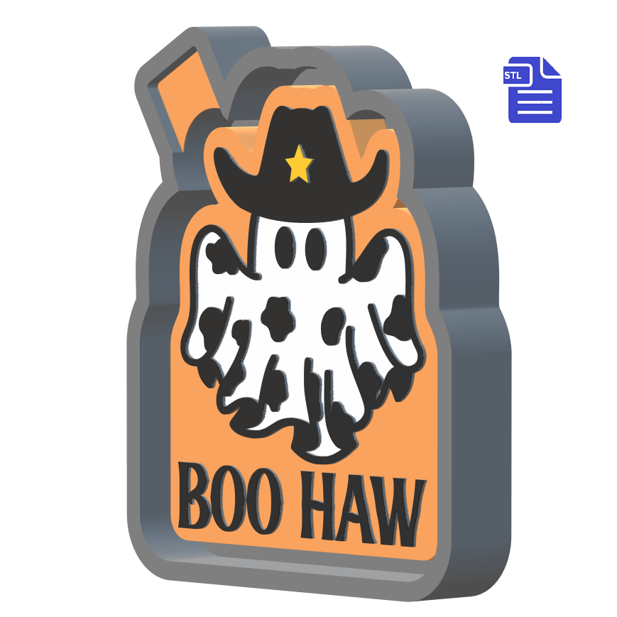 Boo Haw Silicone Mold Housing STL File - The Crafts and Glitter Shop