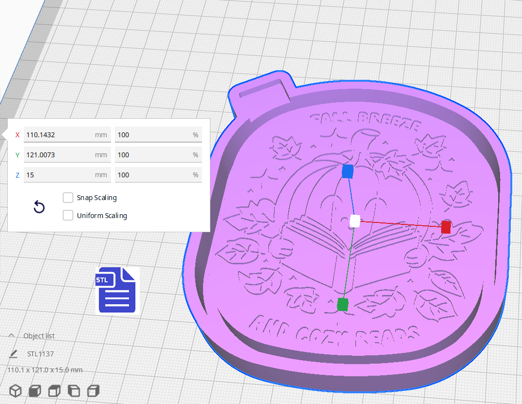 Cozy Reads Silicone Mold Housing STL File - The Crafts and Glitter Shop