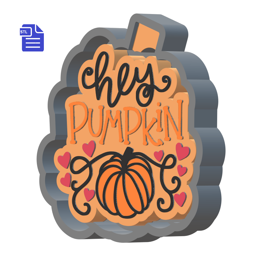 Hey Pumpkin Silicone Mold Housing STL File - The Crafts and Glitter Shop