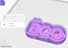 Load image into Gallery viewer, Boo Spiderweb Silicone Mold Housing STL File