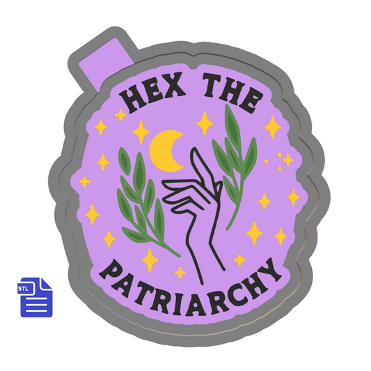 Hex the Patriarchy Silicone Mold Housing STL File - The Crafts and Glitter Shop