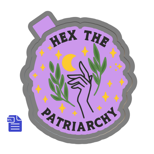 Hex the Patriarchy Silicone Mold Housing STL File