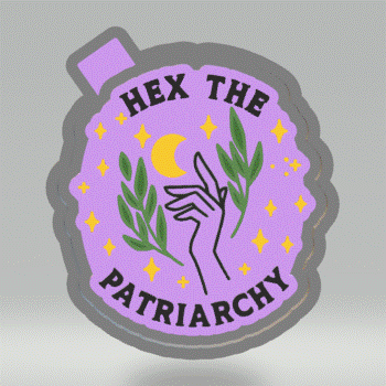 Hex the Patriarchy Silicone Mold Housing STL File - The Crafts and Glitter Shop